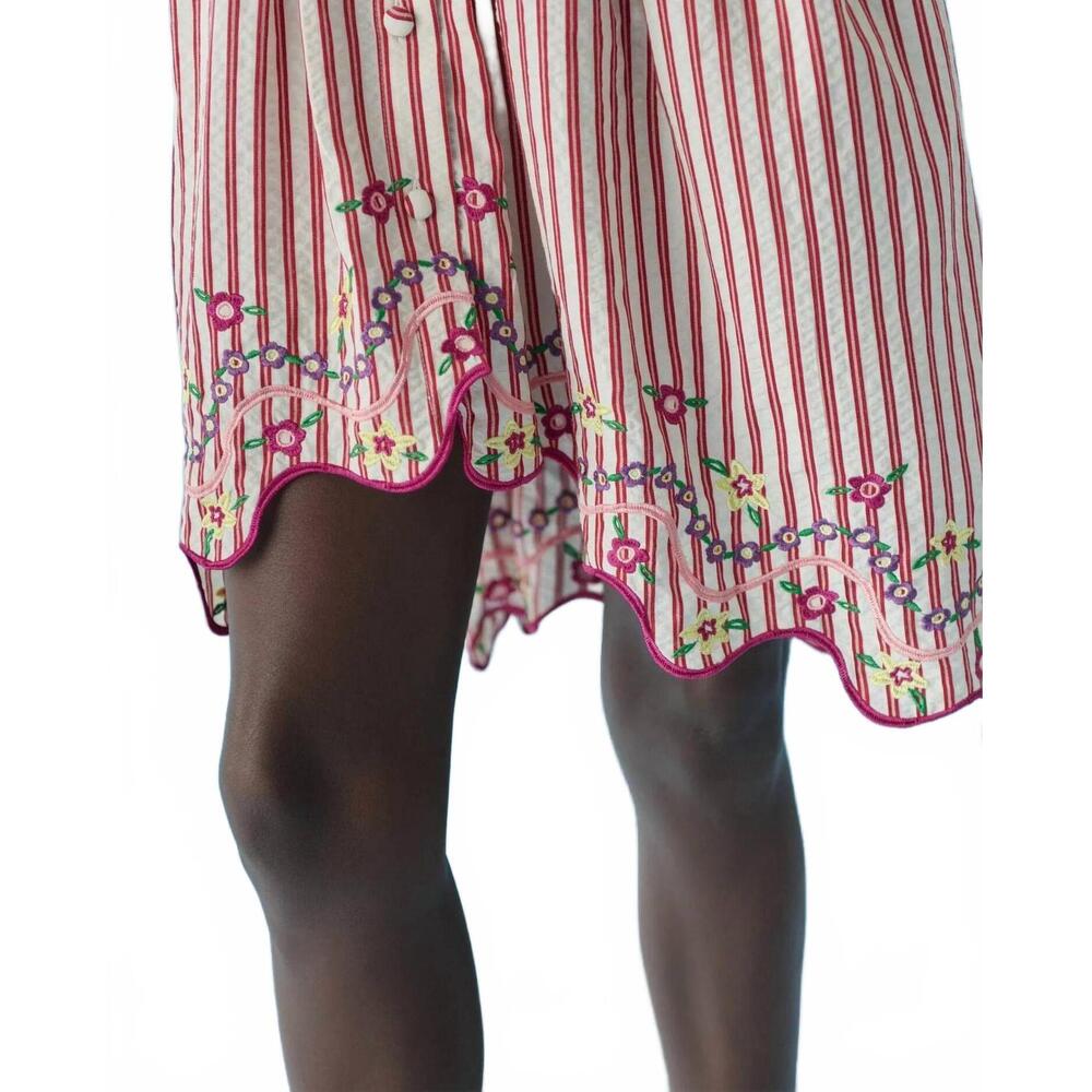 NEW CELIA B pomme dress in red stripes - Picture 6 of 7
